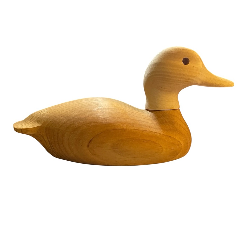 Duck Unpainted Solid Wood Duck Instructions Drake Mallard New Unfinished